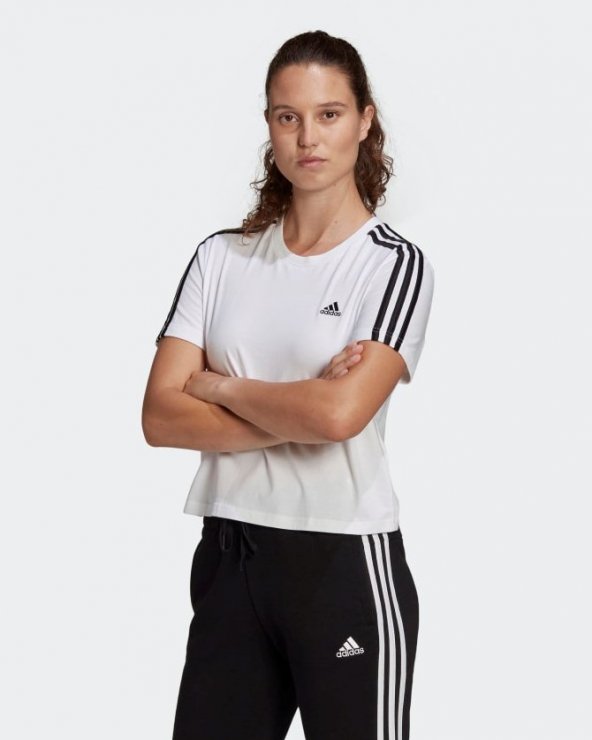 ADIDAS TSHIRT 3STRIPES CROP